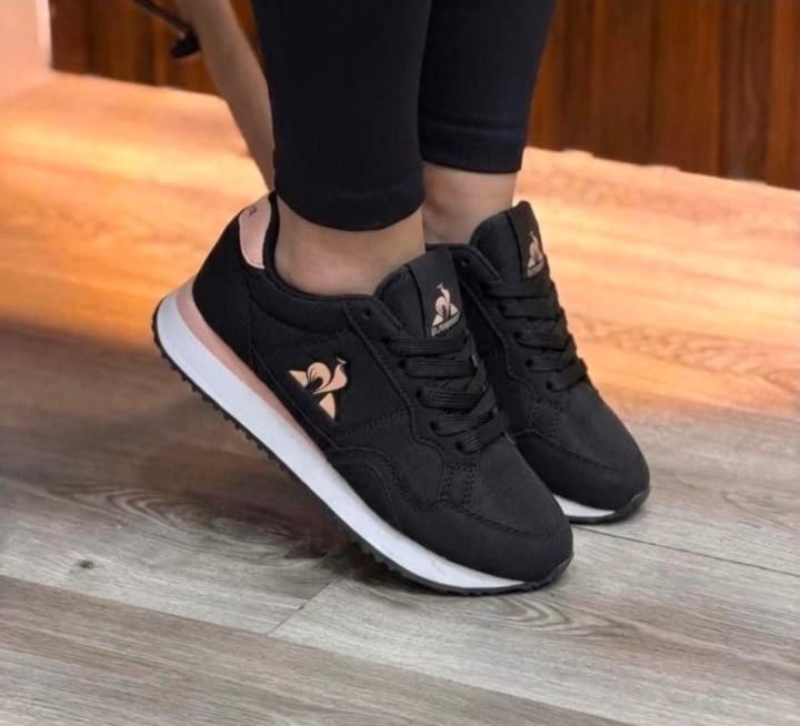 Le Coq Sportif Clásico, Negro y oro rosa, foto 2