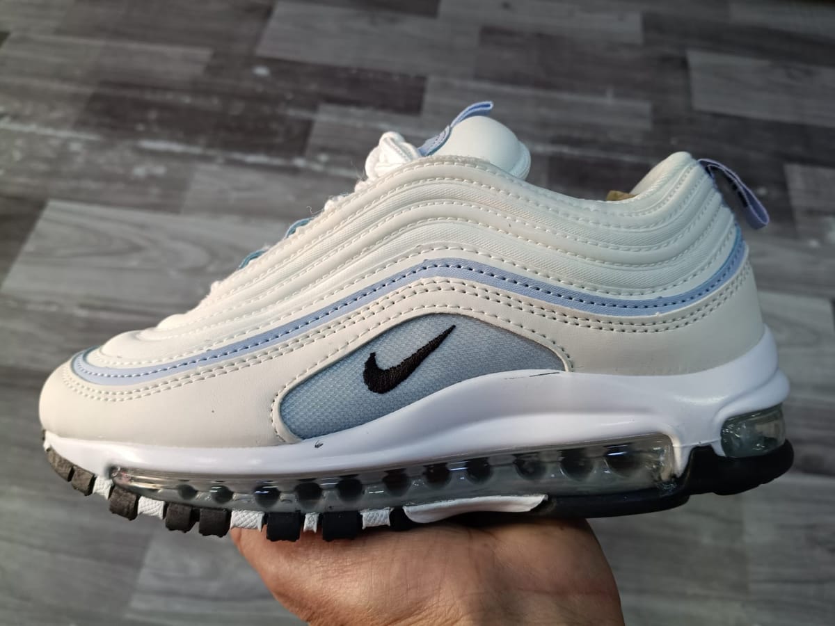 Nike Air Max 97, Blanco y azul
